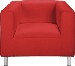 ColourMatch - Moda - Fabric Chair - Poppy Red